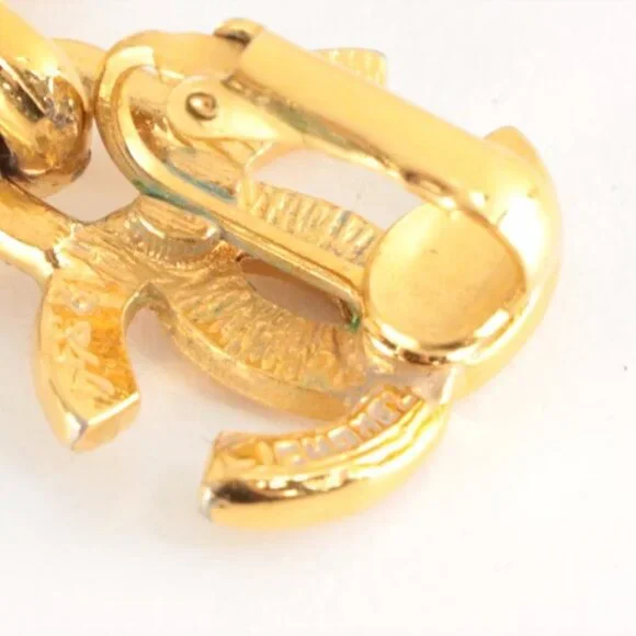 Chanel Vintage 31 Rue Cambon Clip-On Earrings - Picture 3 of 4